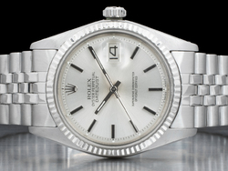 Rolex Datejust 36 Argento Jubilee 1601 Silver Lining